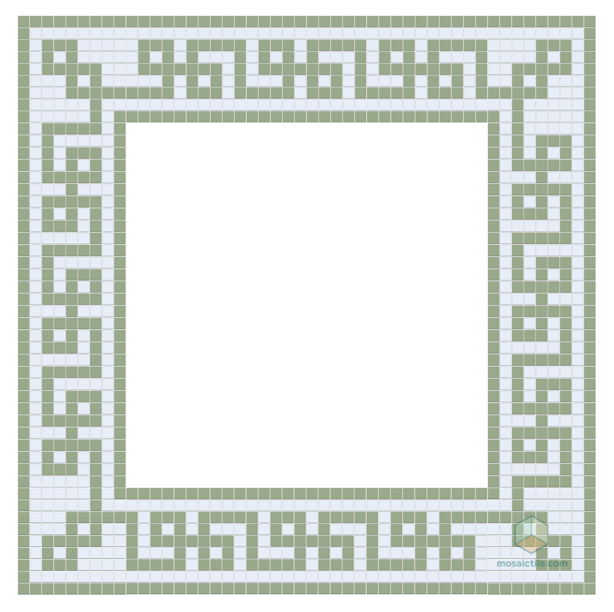Infinity Border | Craftsman Squares | Porcelain