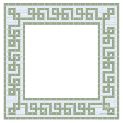 Infinity Border | Craftsman Squares | Porcelain