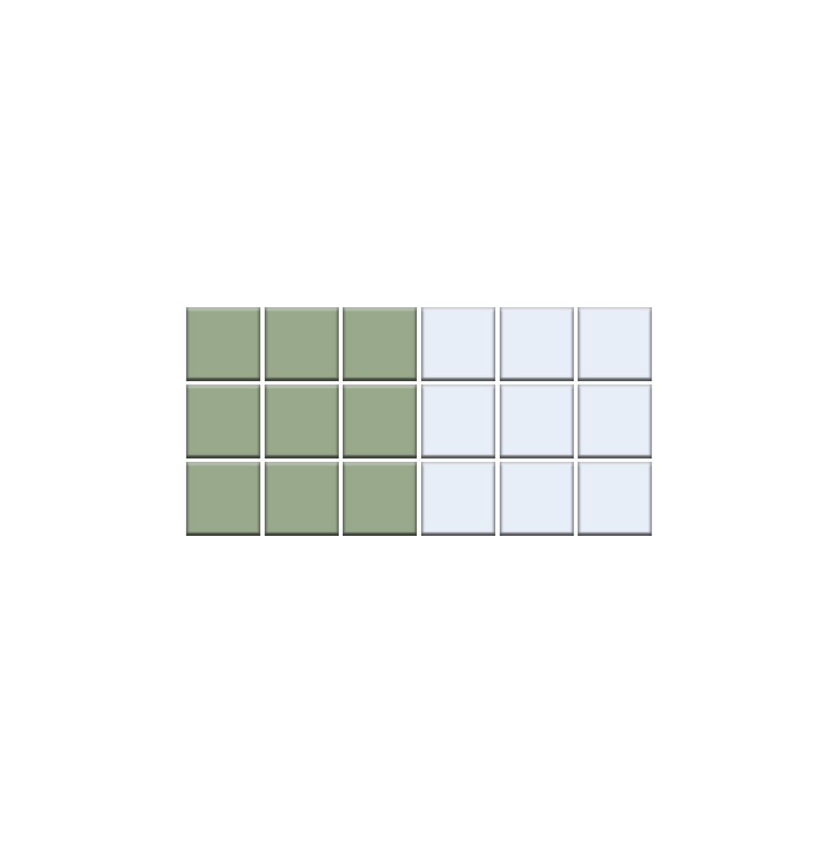 Infinity Border | Craftsman Squares | Porcelain