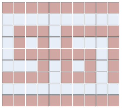 Infinity Border | Craftsman Squares | Porcelain