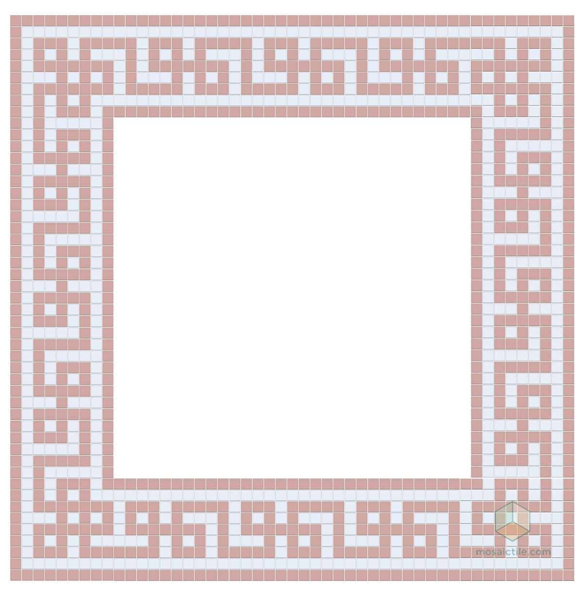 Infinity Border | Craftsman Squares | Porcelain