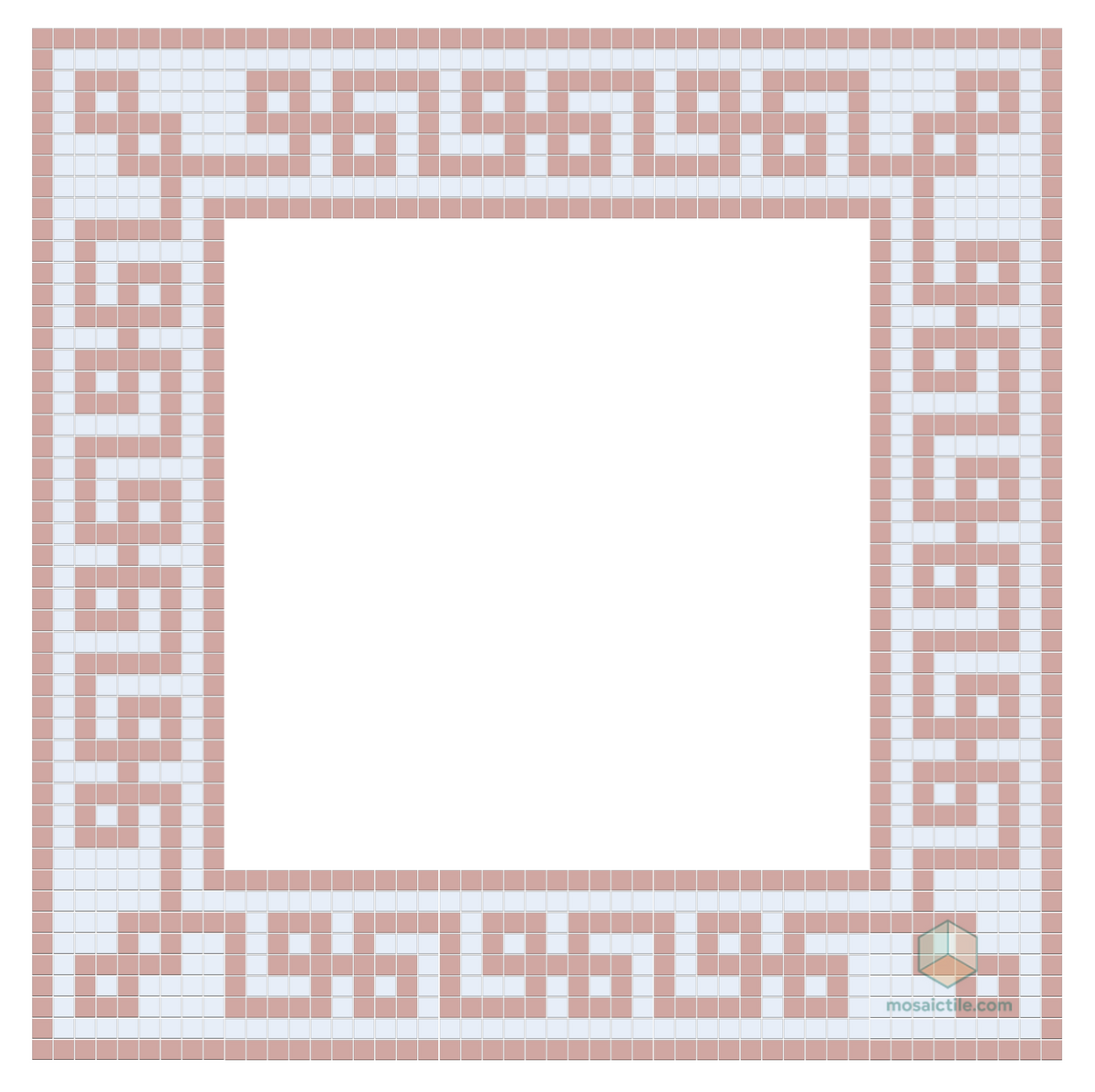 Infinity Border | Craftsman Squares | Porcelain