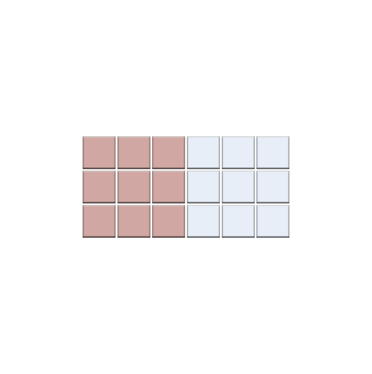 Infinity Border | Craftsman Squares | Porcelain