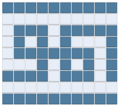 Infinity Border | Craftsman Squares | Porcelain