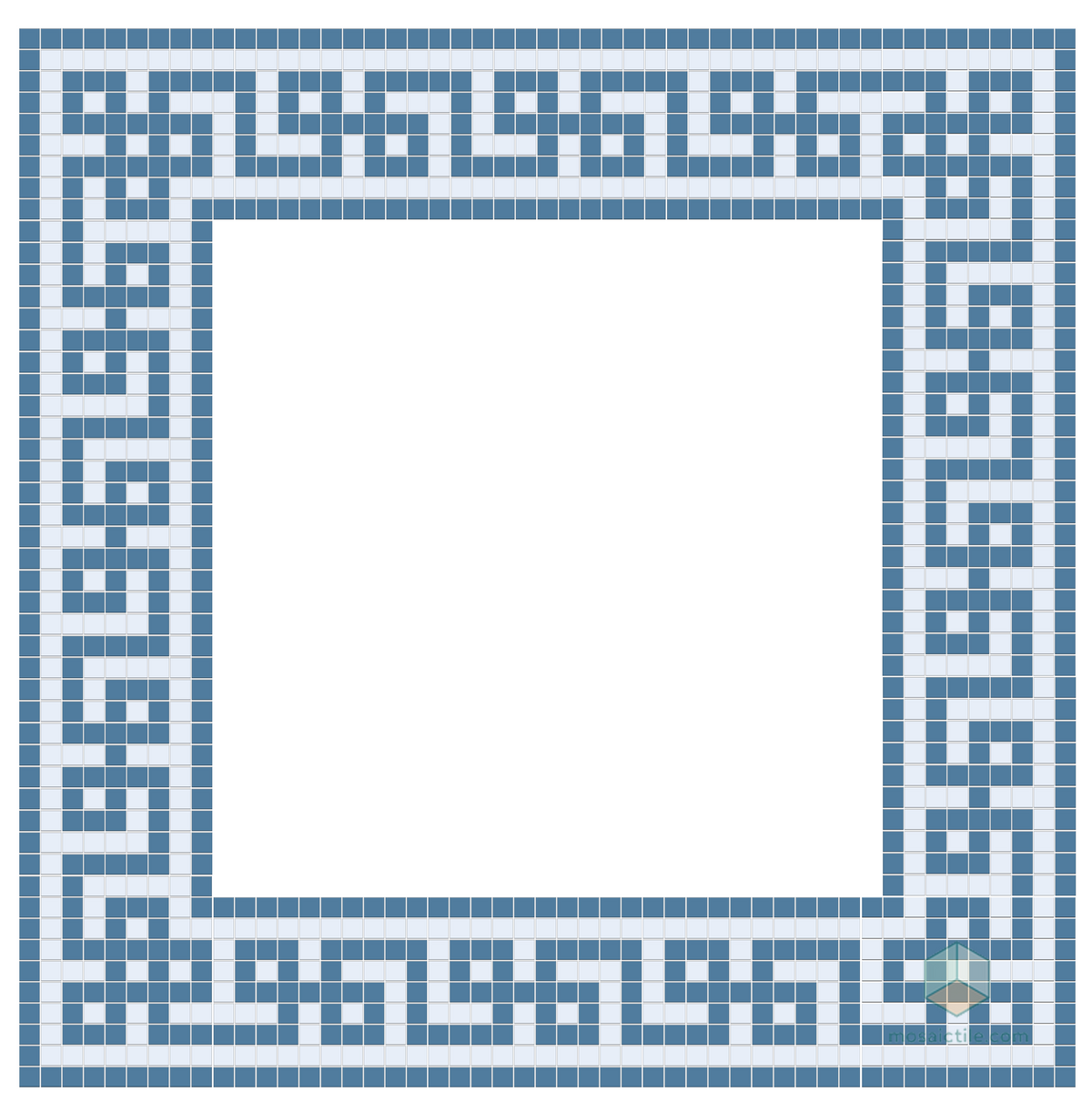 Infinity Border | Craftsman Squares | Porcelain