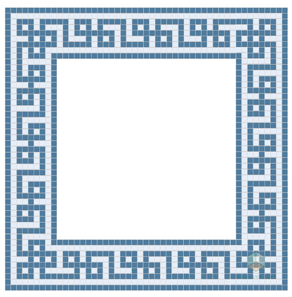 Infinity Border | Craftsman Squares | Porcelain