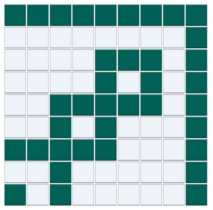 Infinity Border | Craftsman Squares | Porcelain