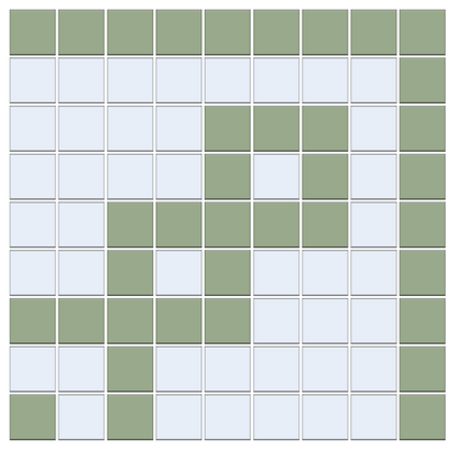 Infinity Border | Craftsman Squares | Porcelain