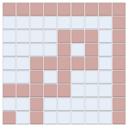 Infinity Border | Craftsman Squares | Porcelain