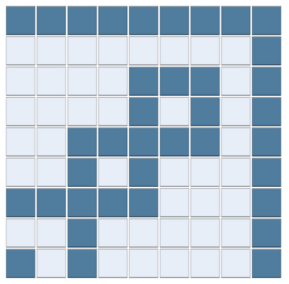 Infinity Border | Craftsman Squares | Porcelain
