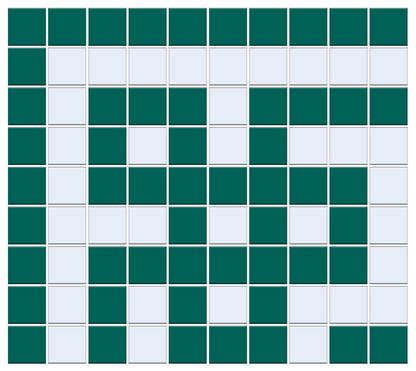 Infinity Border | Craftsman Squares | Porcelain
