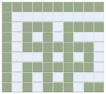 Infinity Border | Craftsman Squares | Porcelain