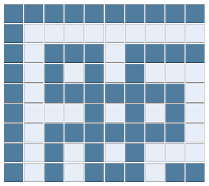 Infinity Border | Craftsman Squares | Porcelain