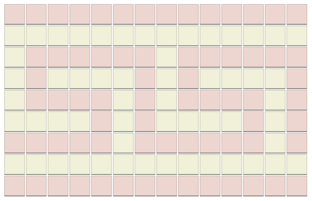Greek Key Border | Craftsman Squares | Porcelain