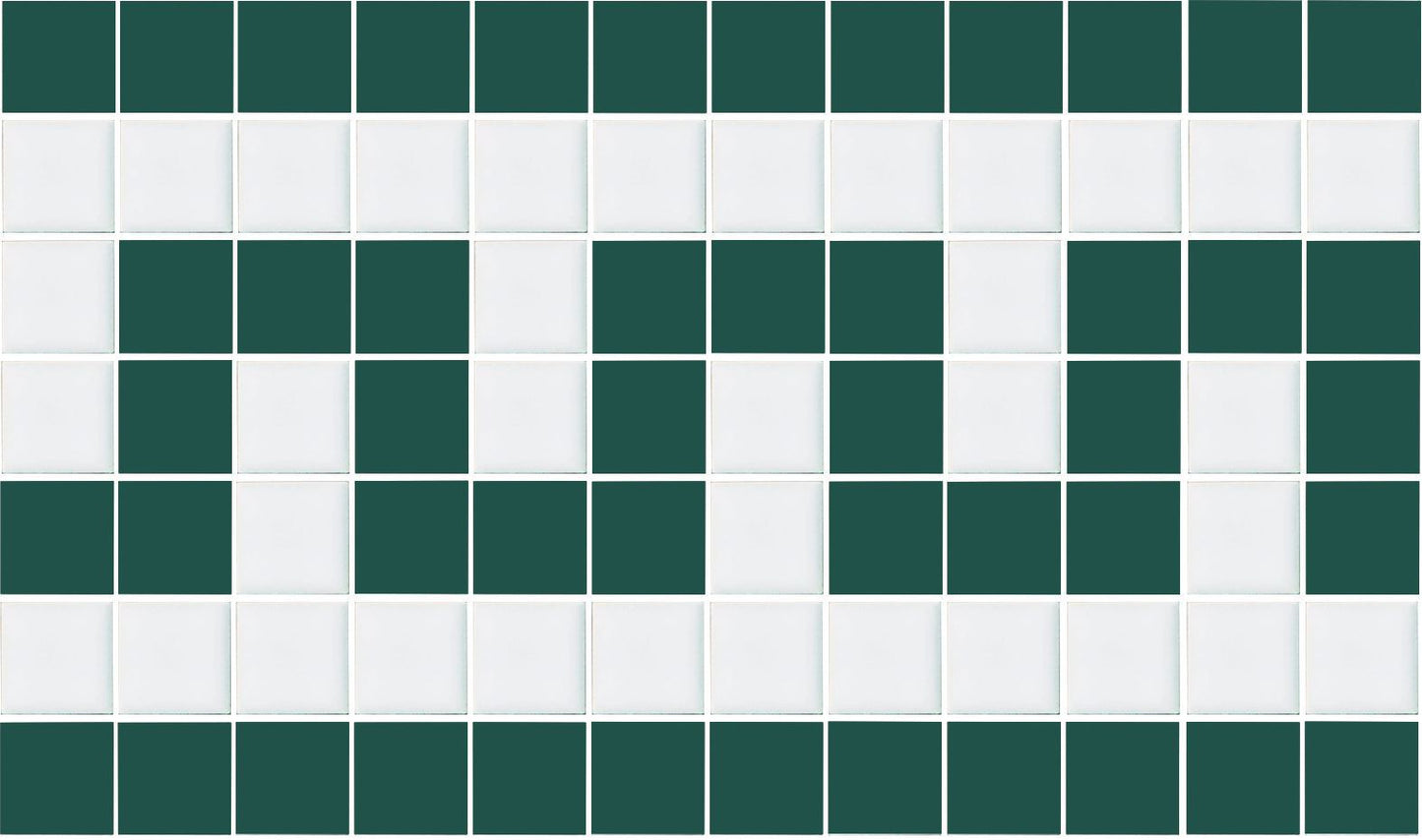 Greek Key Step Border | Craftsman Squares | Porcelain