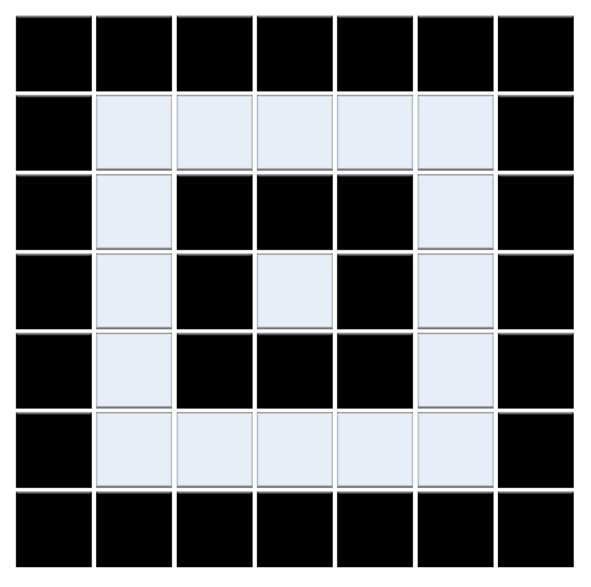 Greek Key Step Border | Craftsman Squares | Porcelain