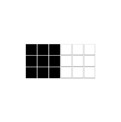 Satin black and satin white color samples.