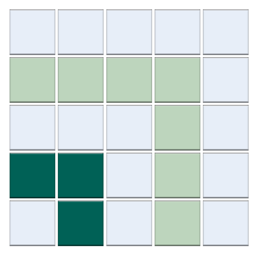 Parley Border| Craftsman Squares | Porcelain