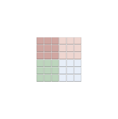 La Salle | Modern Craftsman Square Porcelain Tile Pattern