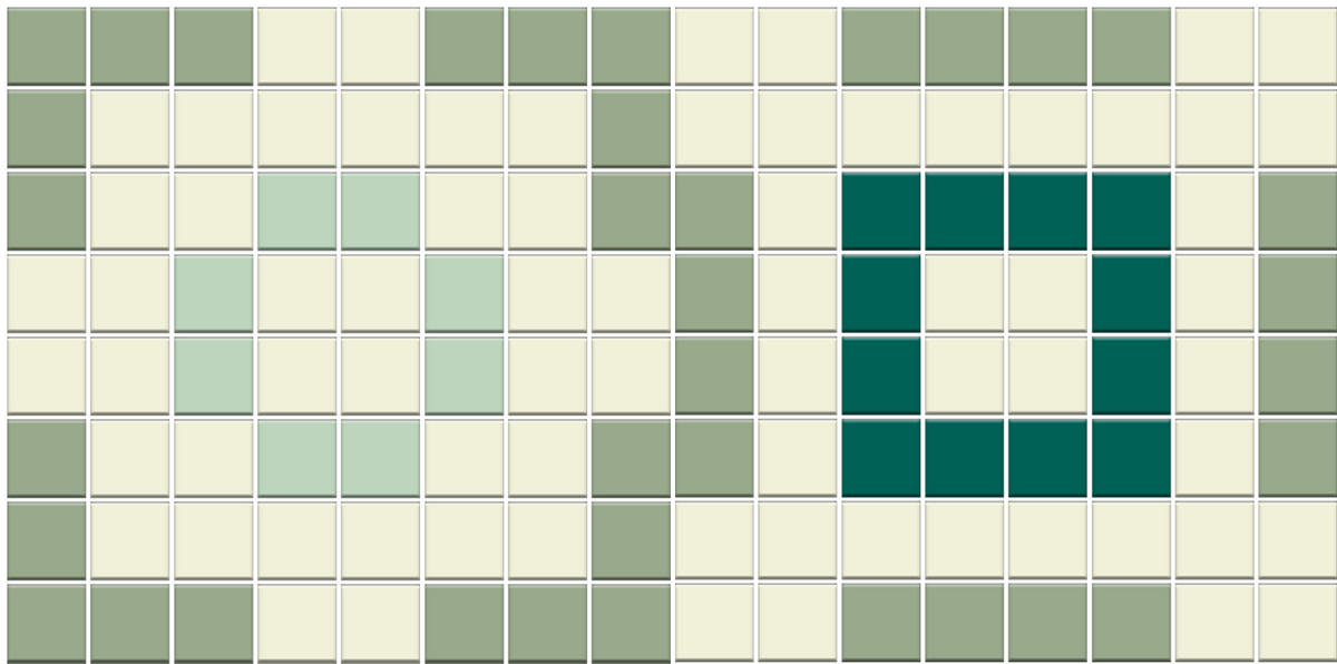 La Salle | Modern Craftsman Square Porcelain Tile Pattern