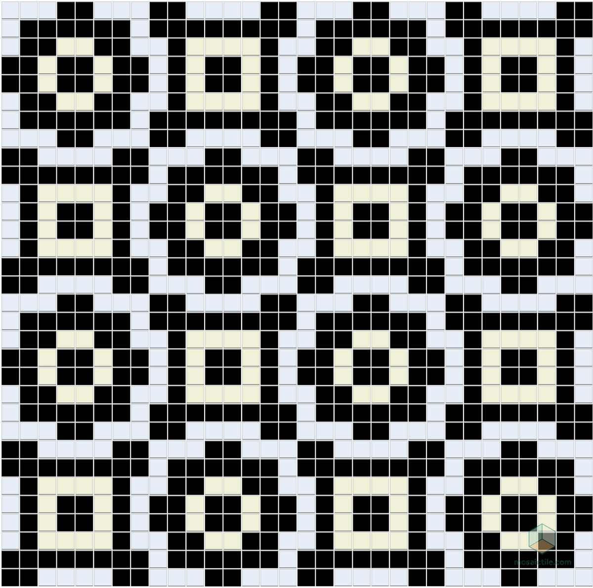 La Salle | Modern Craftsman Square Porcelain Tile Pattern