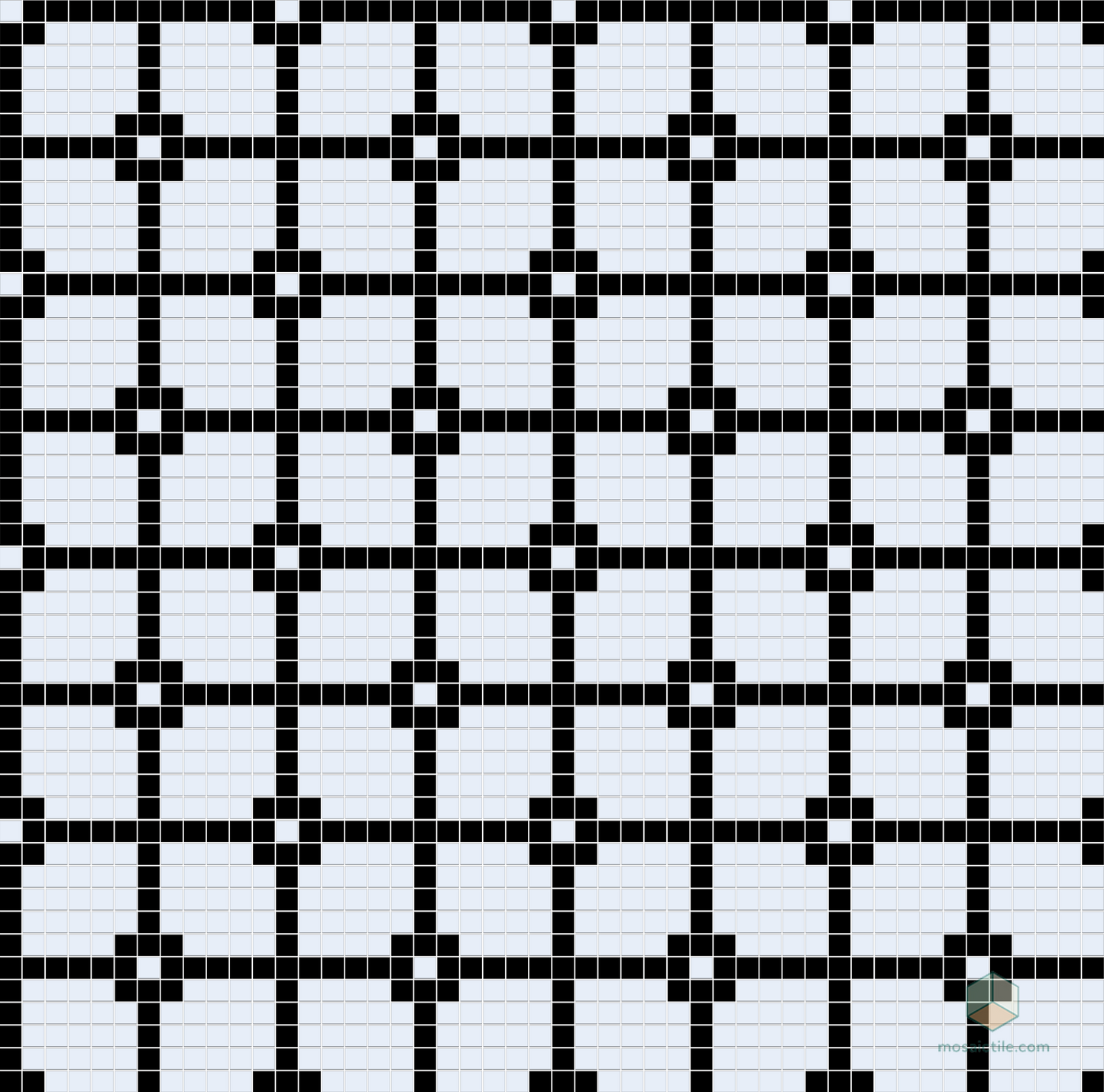 Matrix - Modern Craftsman Square Porcelain Tile Pattern