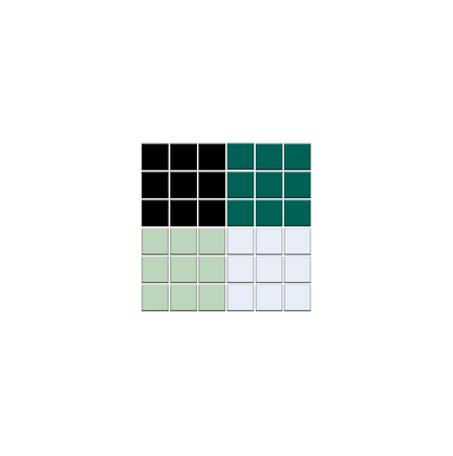 Polaris | Modern Craftsman Square Porcelain Tile Pattern