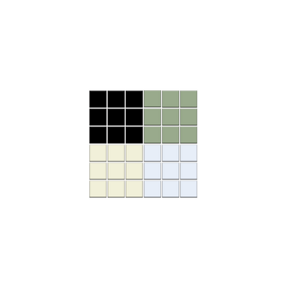 Polaris | Modern Craftsman Square Porcelain Tile Pattern