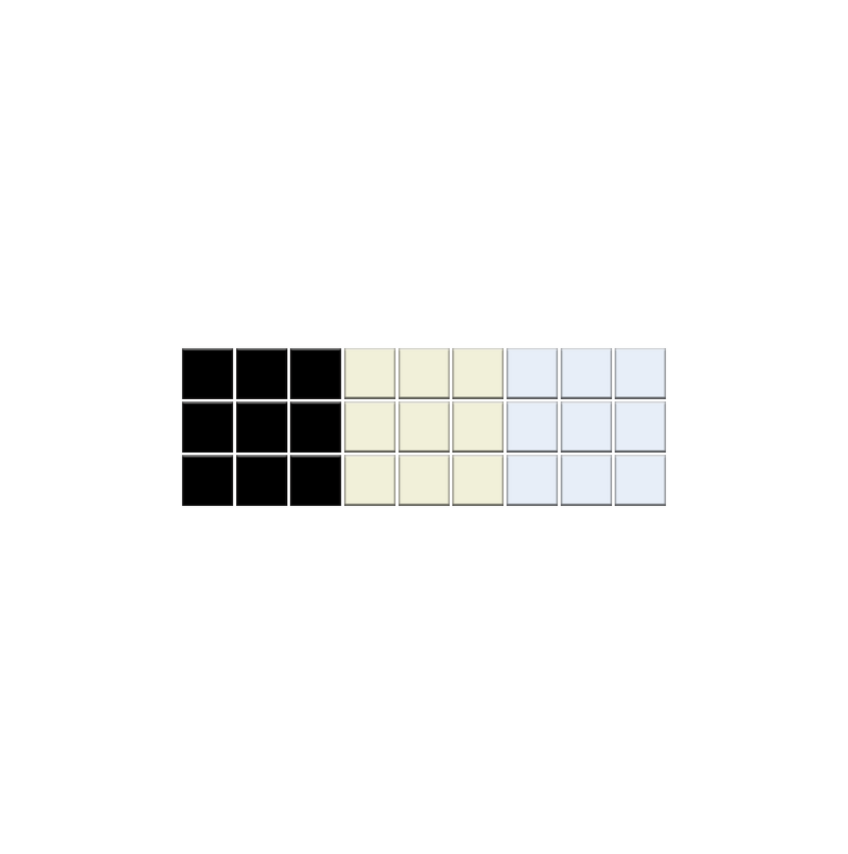 Polaris | Modern Craftsman Square Porcelain Tile Pattern