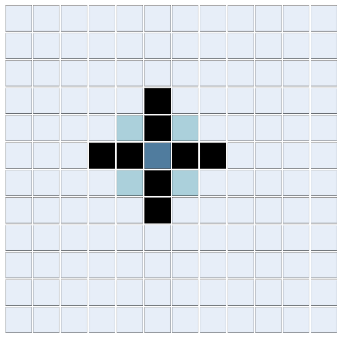 Polaris | Modern Craftsman Square Porcelain Tile Pattern