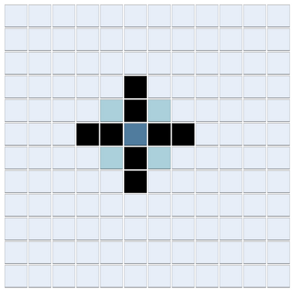 Polaris | Modern Craftsman Square Porcelain Tile Pattern