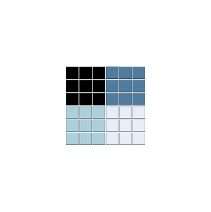 Polaris | Modern Craftsman Square Porcelain Tile Pattern