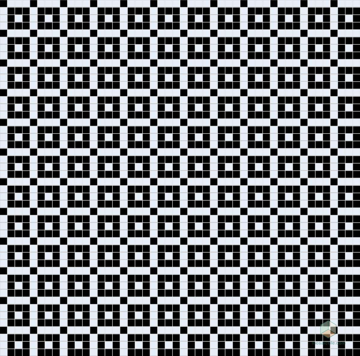 Ritz | Modern Craftsman Square Porcelain Tile Pattern