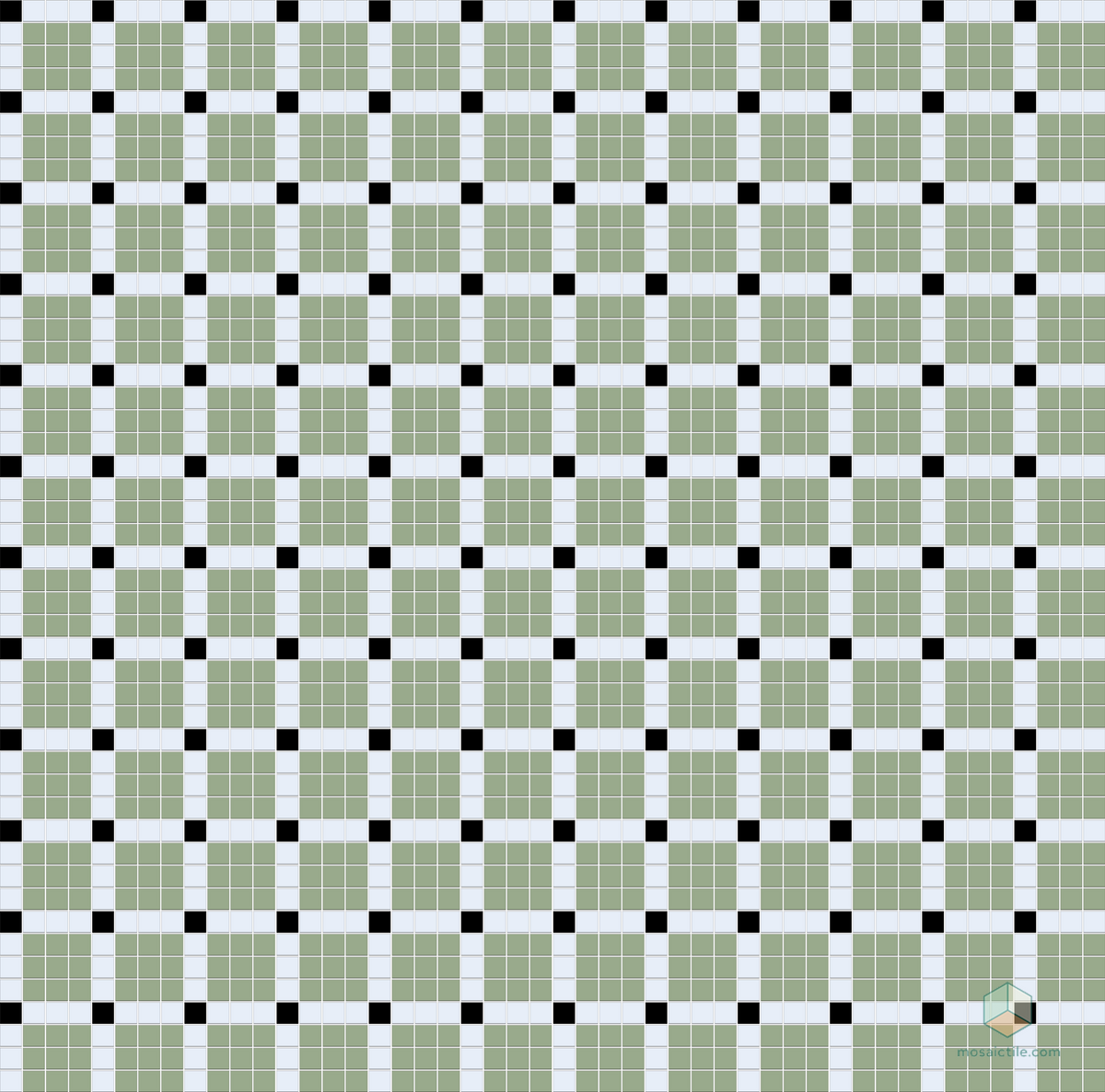 Ritz | Modern Craftsman Square Porcelain Tile Pattern