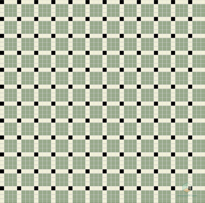 Ritz | Modern Craftsman Square Porcelain Tile Pattern