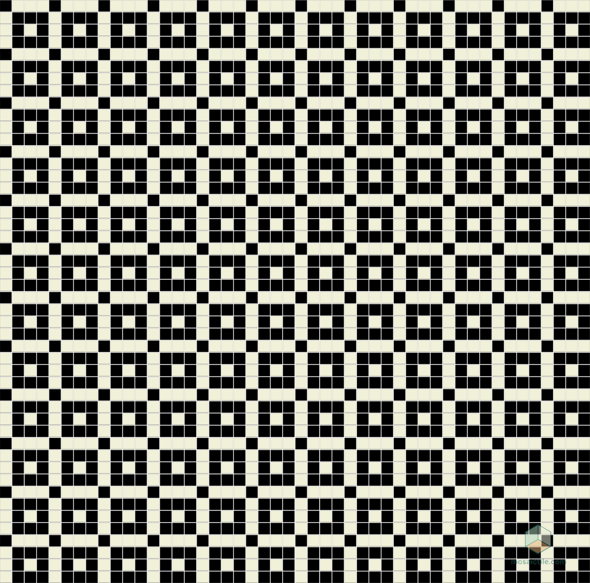 Ritz | Modern Craftsman Square Porcelain Tile Pattern