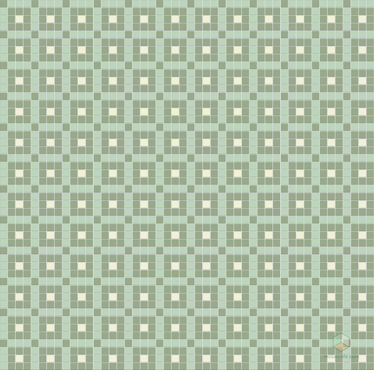 Ritz | Modern Craftsman Square Porcelain Tile Pattern