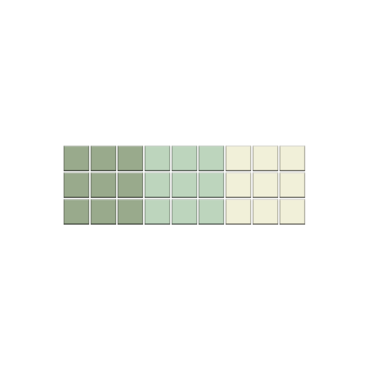 Ritz | Modern Craftsman Square Porcelain Tile Pattern