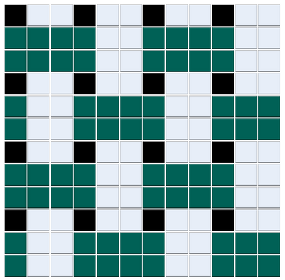 Weave | Modern Craftsman Square Porcelain Tile Pattern