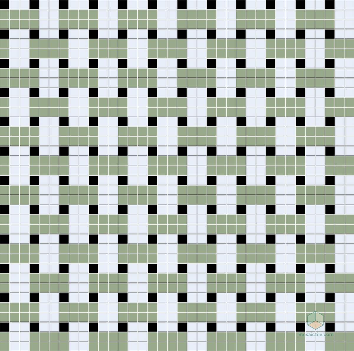 Weave | Modern Craftsman Square Porcelain Tile Pattern