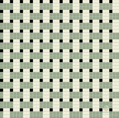 Weave | Modern Craftsman Square Porcelain Tile Pattern