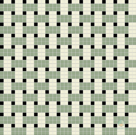 Weave | Modern Craftsman Square Porcelain Tile Pattern