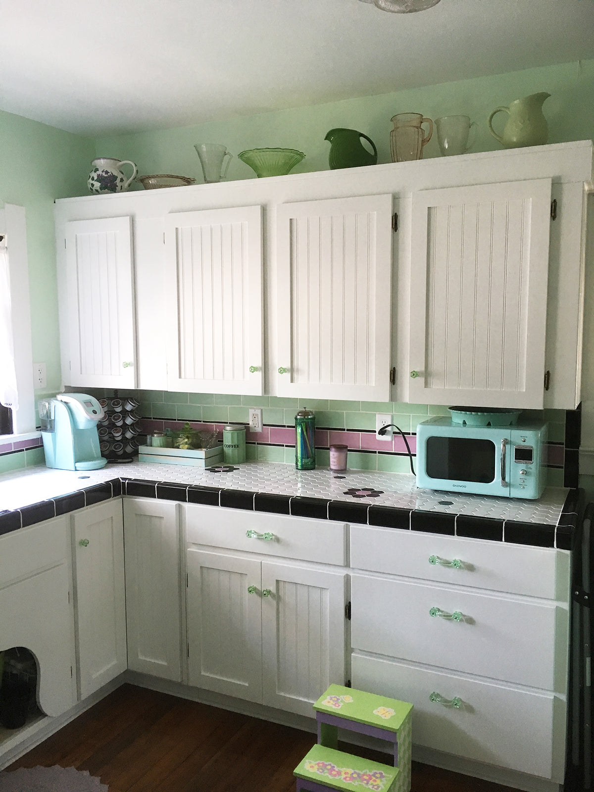 Subway Tile Backsplash in a residential kitchen