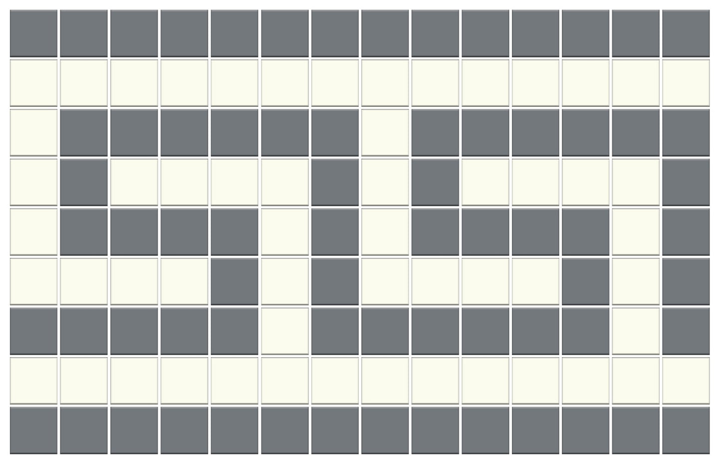Greek Key | 3/4" Unglazed Porcelain | Pinnacle Square Border