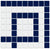 Saphire Blue on White