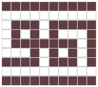 Greek Key Infinity Border | Square | Porcelain