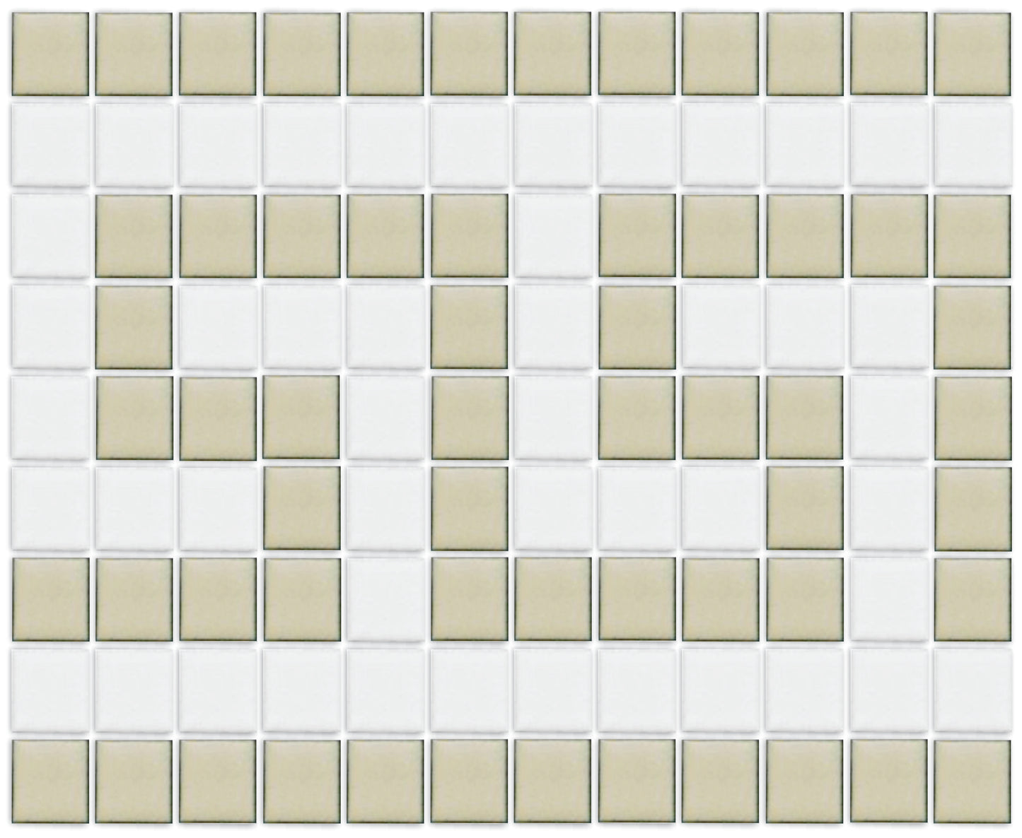 Greek Key Border Lyric Glazed Square ease tan on white