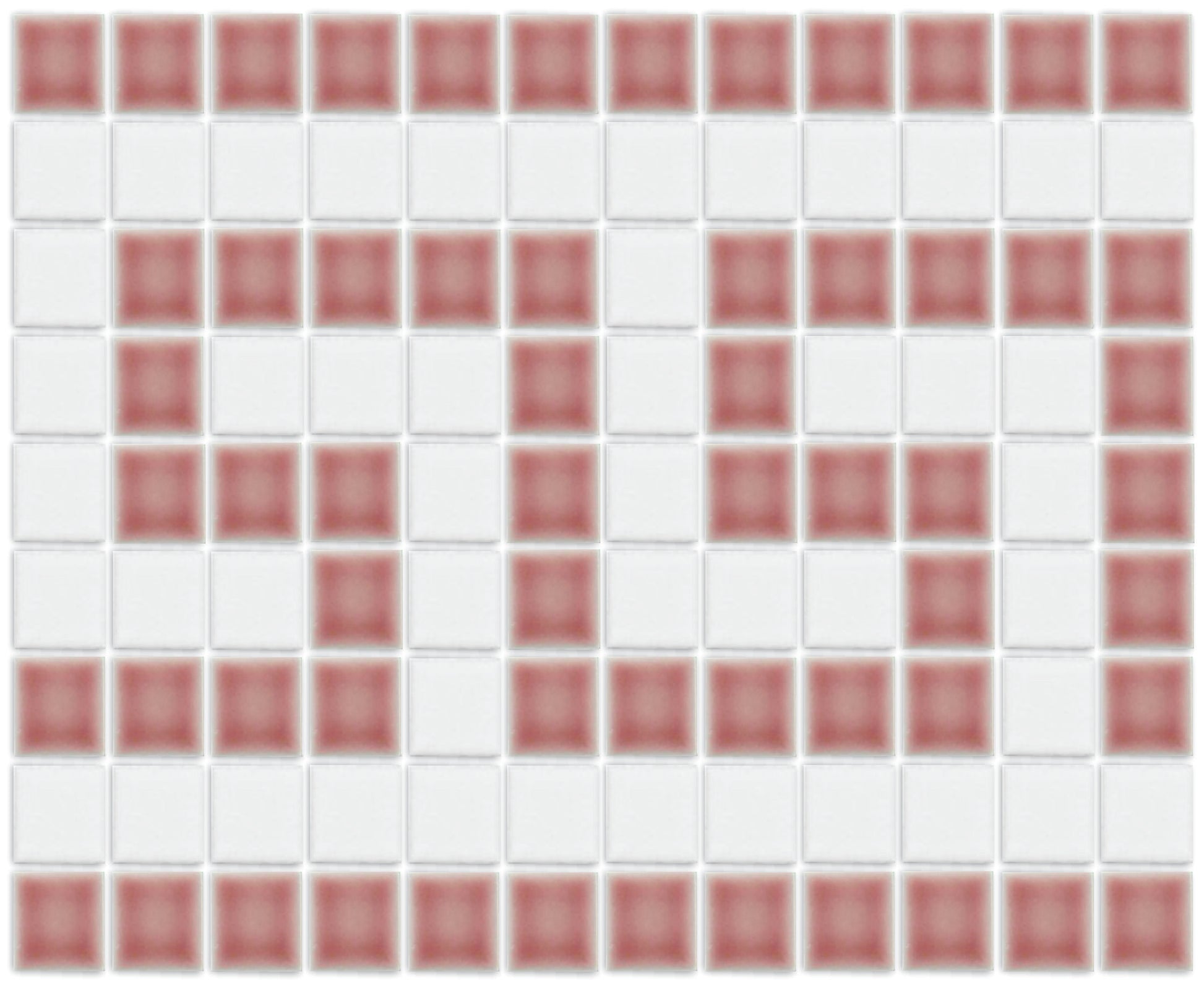 Greek Key Border Retro Block Porcelain straight border tulip pink