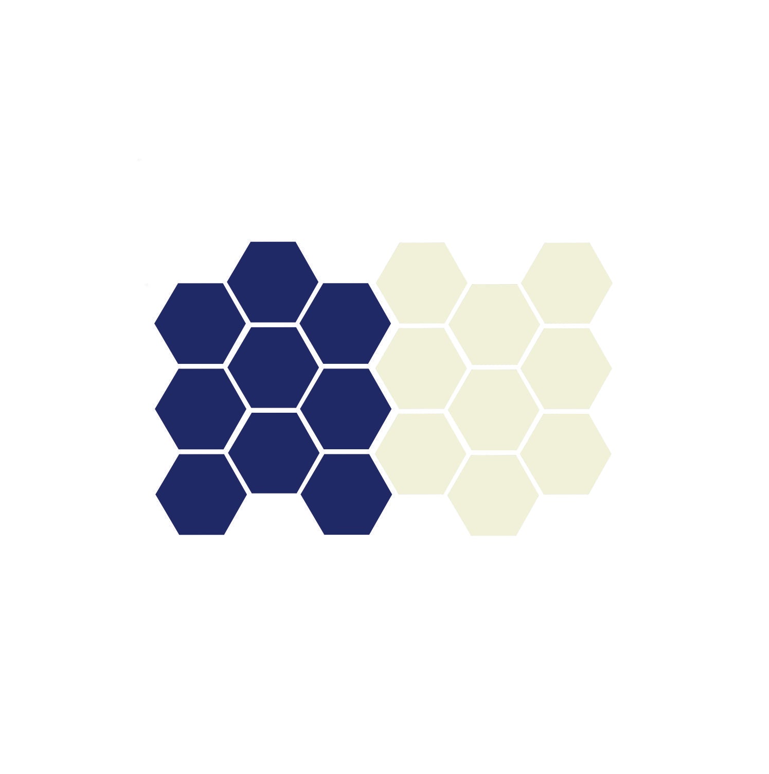 Tile in Pinnacle hexagon style Sample Color