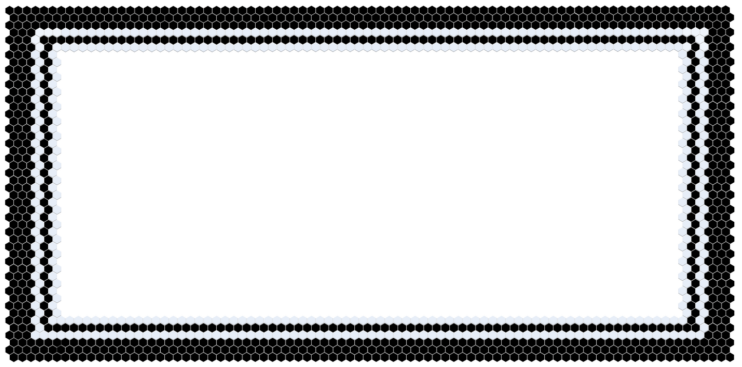 Poema Border | Pinnacle Hexagon Border